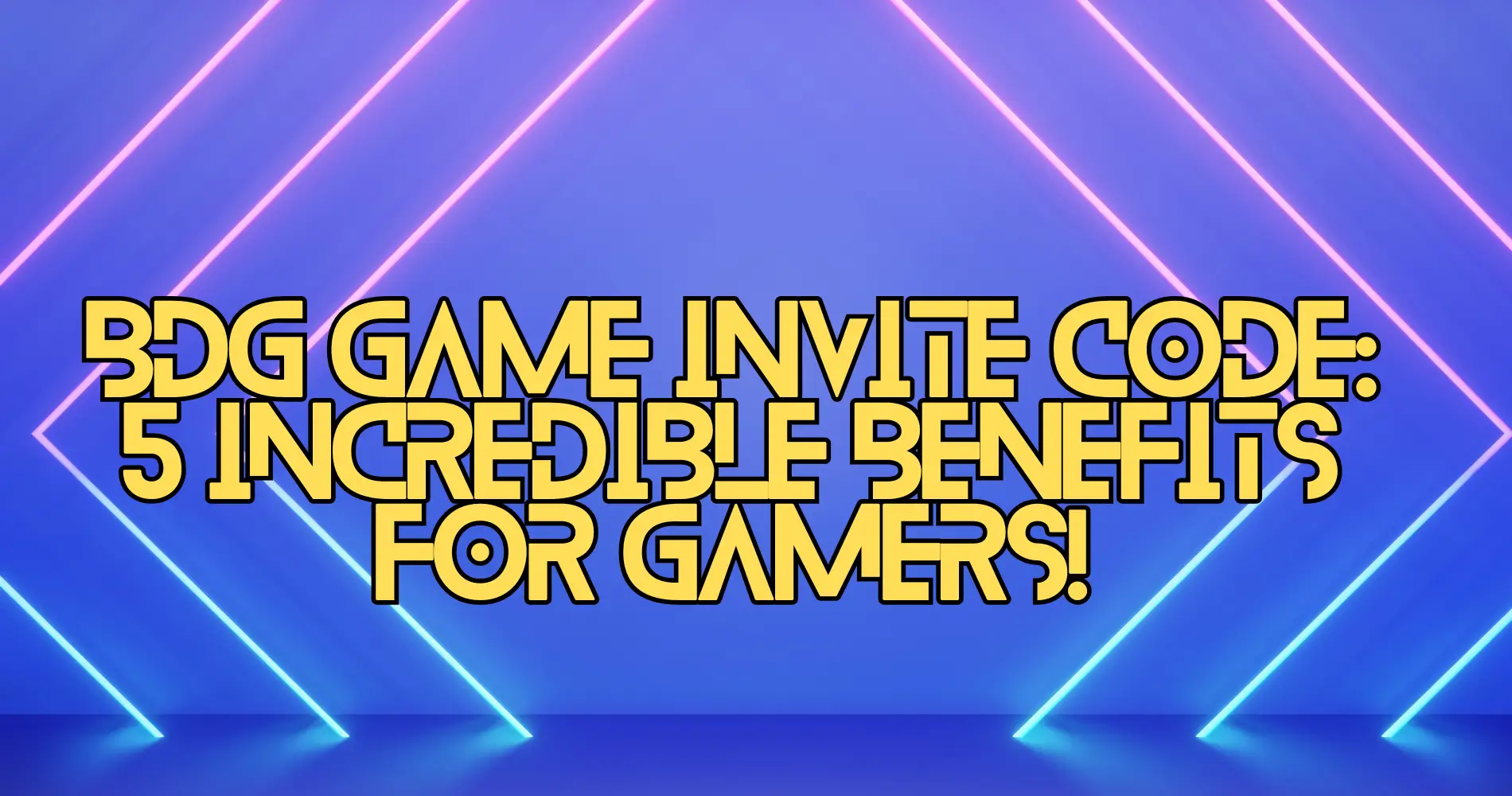 bdg game invite code