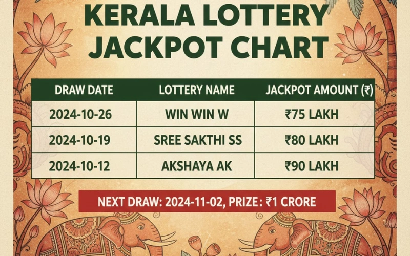 kerala lottery jackpot chart​ at Raja Luck Featured image